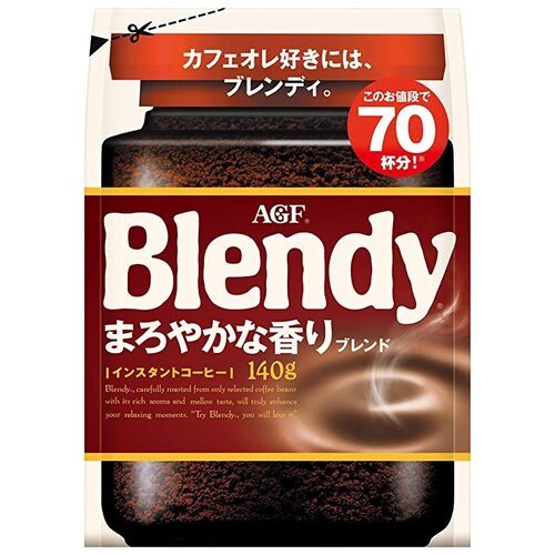 Кофе растворимый AGF Blendy Mild, мягкая упаковка, 140 г
