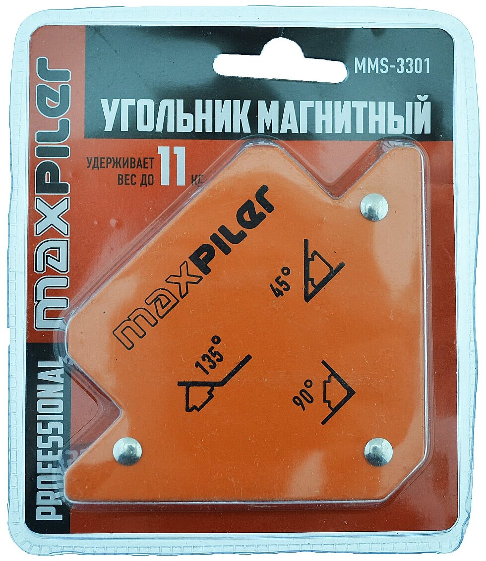 Магнитный угольник для сварки MaxPiler MMS-3301 / до 11кг / 3 дюйма - фотография № 8