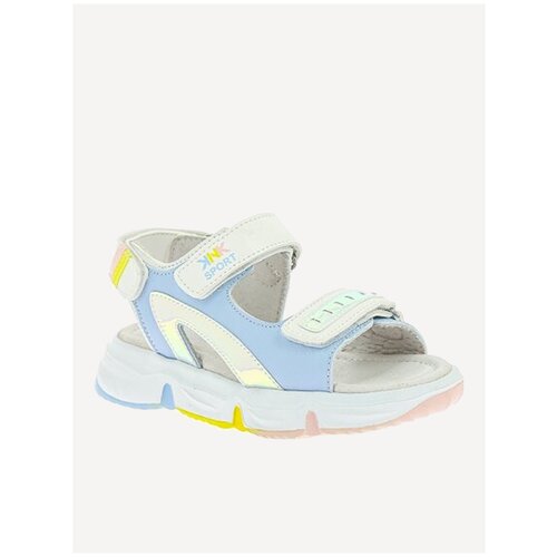 Туфли открытые KENKA, Ж цвет белый/голубой, размер 28