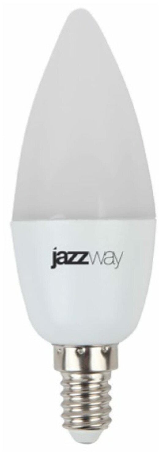 JazzWay Лампа светодиодная PLED-SP 7Вт C37 свеча 3000К тепл. бел. E14 530лм 230В JazzWay 1027818-2