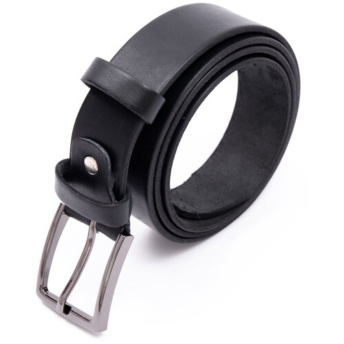 фото Ремень great notion, натуральная кожа, металл, подарочная упаковка, размер 120, длина 120 см., черный