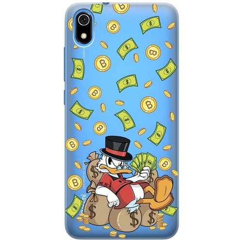 Силиконовый чехол с принтом Rich Scrooge для Xiaomi Redmi 7A / Сяоми Редми 7А силиконовый чехол с принтом rich scrooge для xiaomi redmi 7 сяоми редми 7