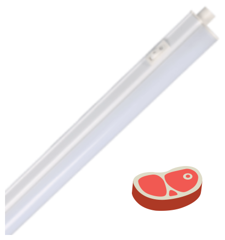 Линейный светильник Foton Lighting FL-LED T4- 5W MEAT 22*30*313мм 5Вт 220В светильник для мяса без кабеля