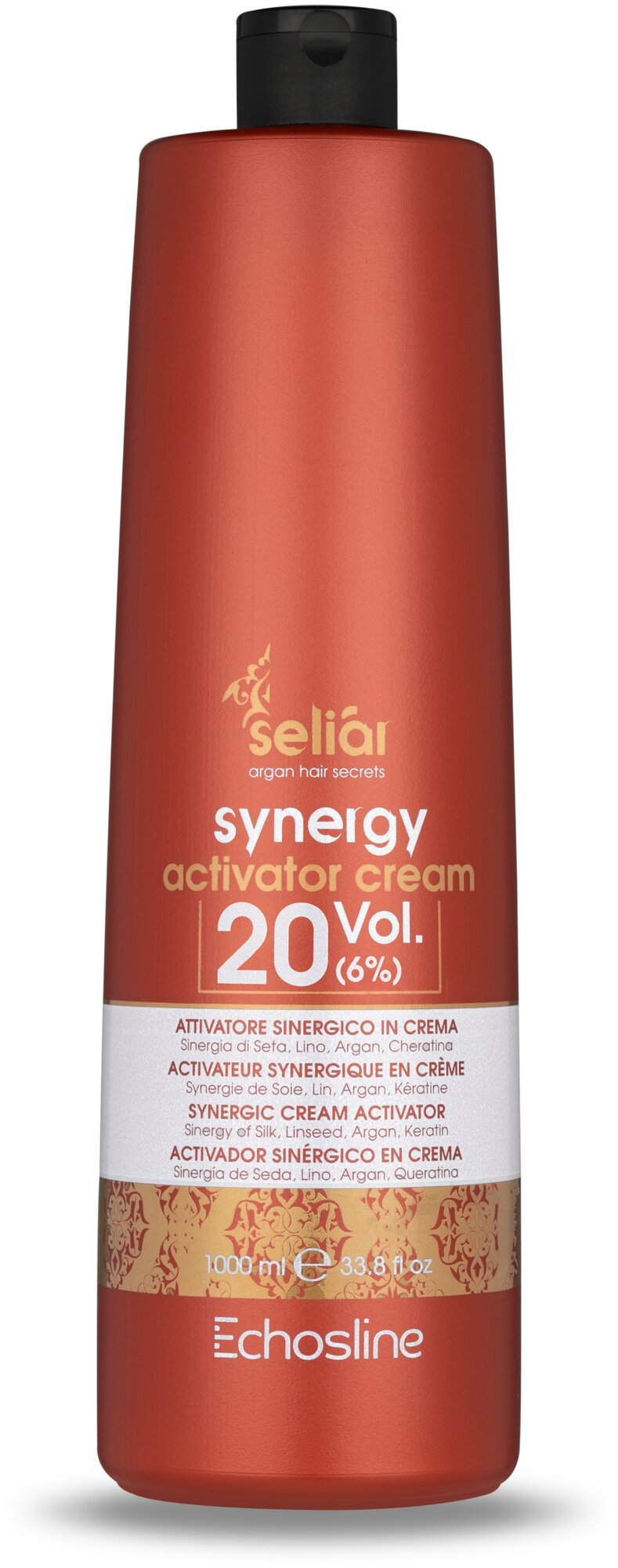 Окислительная эмульсия 20 VOL (6%) Seliar Synergy Color Echos Line 1000 мл