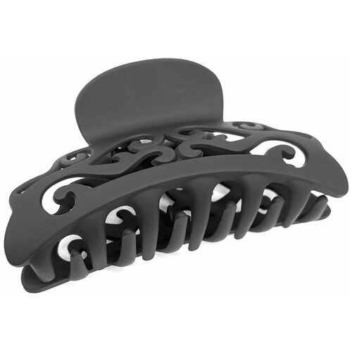 Краб для волос GBA12-101 черный 8см.