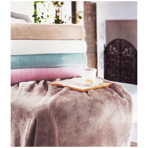 Плед из микрофибры Nappa soft Tivolyo (бежевый), 200x220