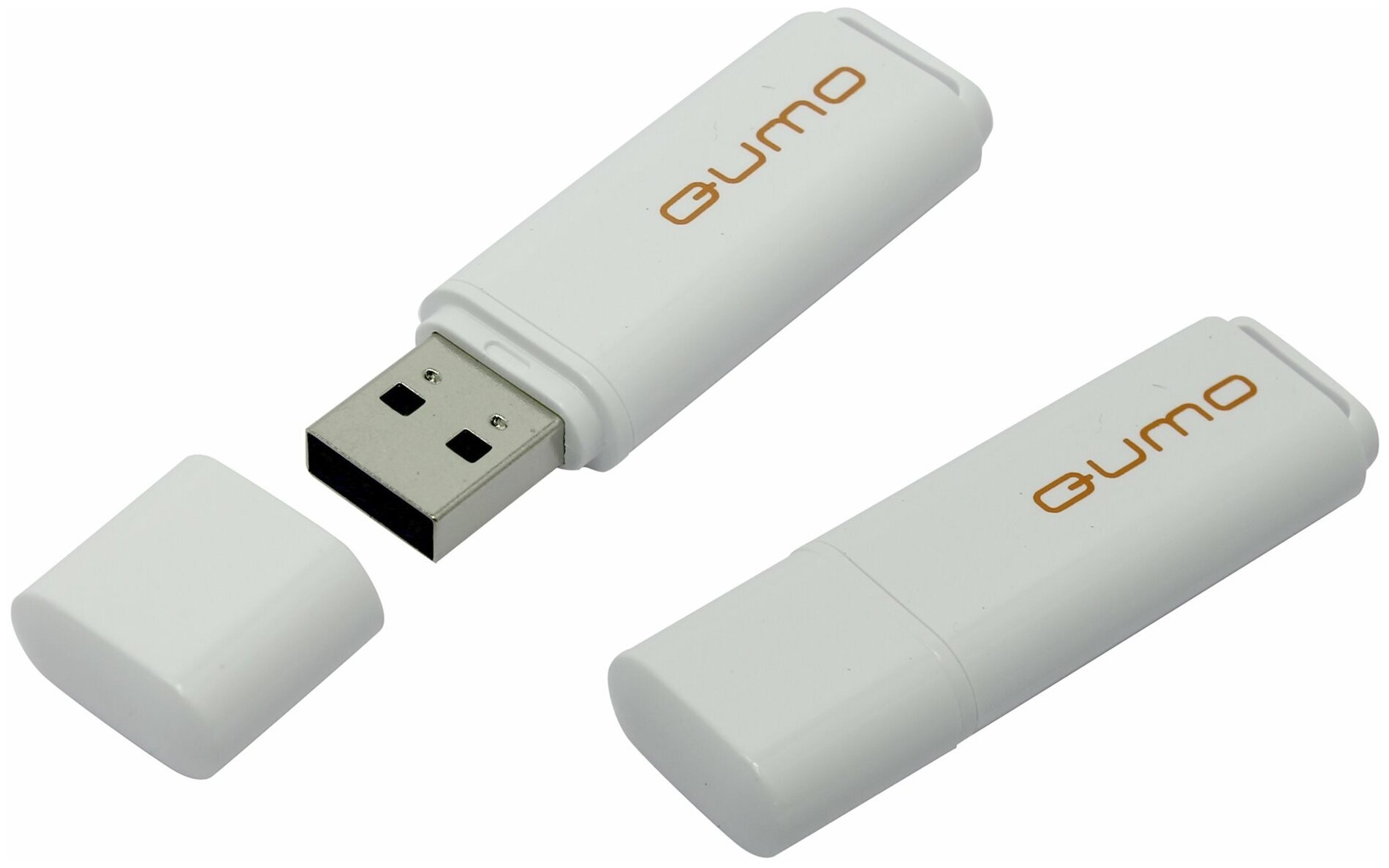 Накопитель USB 2.0 16Гб QUMO Optiva 01 16Gb, белый