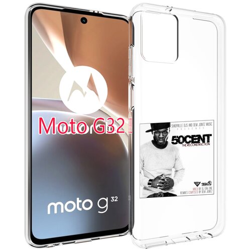 чехол mypads 50 cent best of для motorola moto g32 задняя панель накладка бампер Чехол MyPads 50 Cent - The Reconstruction для Motorola Moto G32 задняя-панель-накладка-бампер