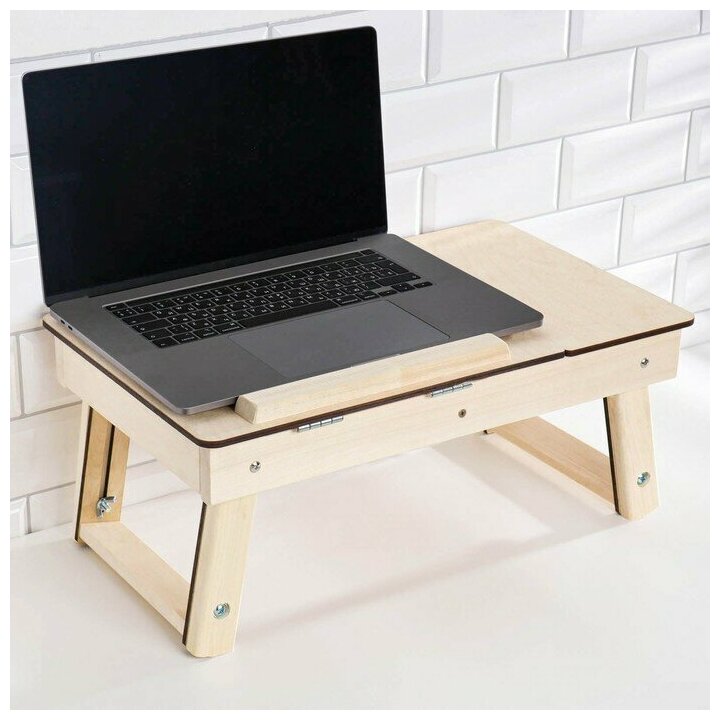 Столик для ноутбука складной "Цветок" 50×30×21см