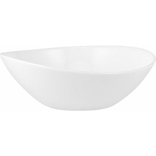 Салатник HOMECLUB Oval White, 15х14см, опаловое стекло Арт. OVW150