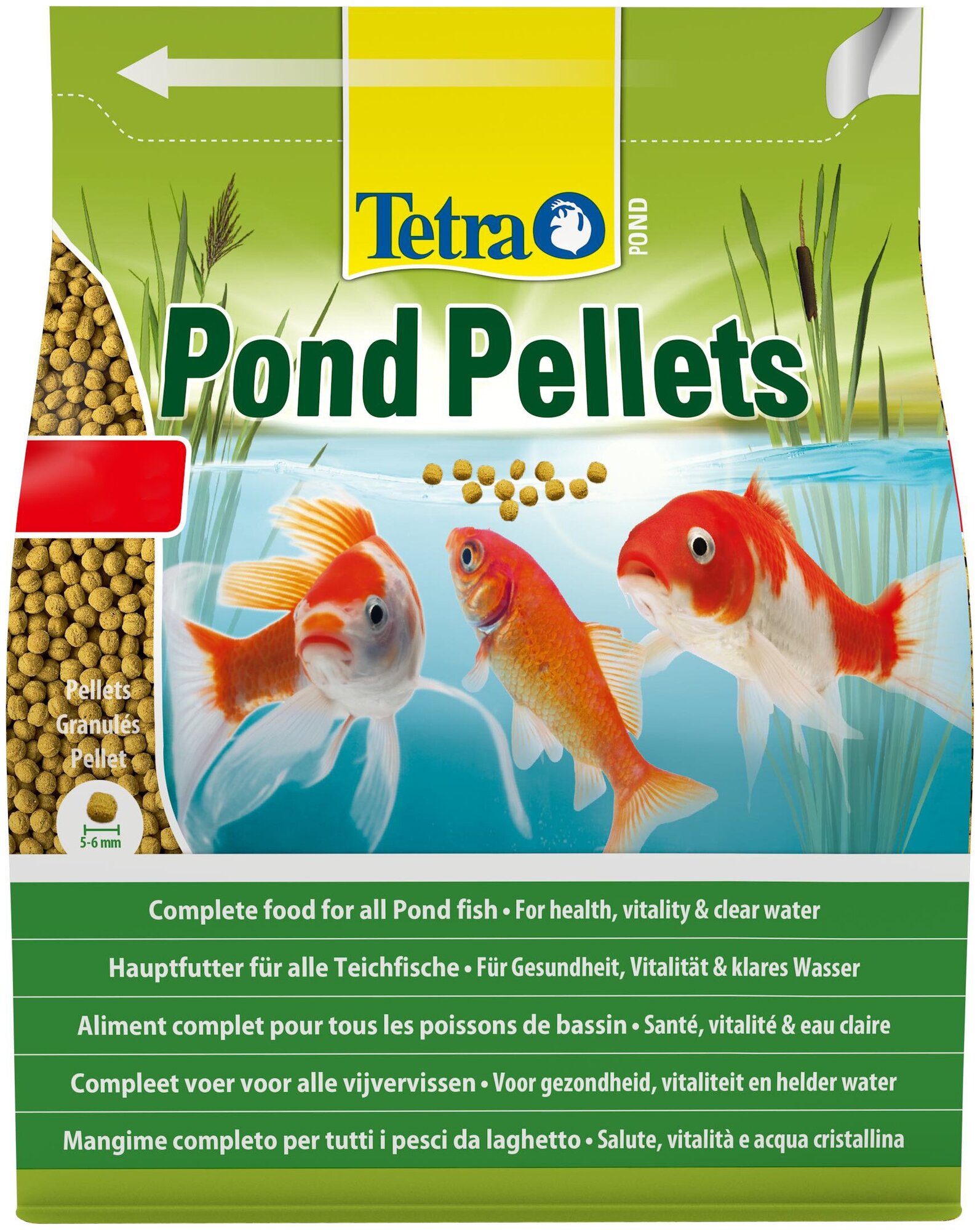 Корм для прудовых рыб Tetra Pond Pellets 4л/1030г шарики - фотография № 16