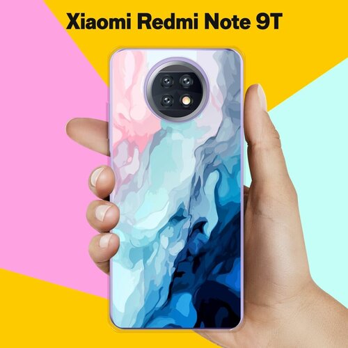 Силиконовый чехол на Xiaomi Redmi Note 9T Акварель / для Сяоми Редми Ноут 9Т