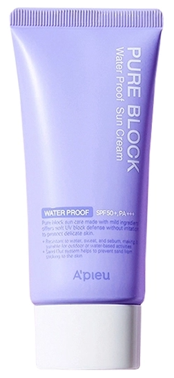 Солнцезащитный водостойкий крем A'PIEU Pure Block Water Proof Sun Cream SPF50 PA+++50ml