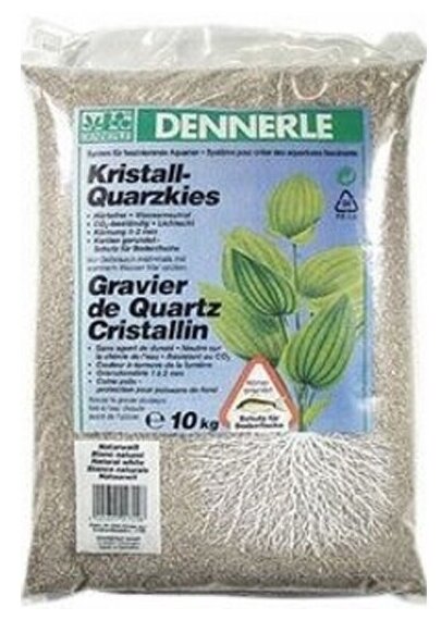 Грунт Dennerle Kristall-Quarzkies, 10 кг природный белый - фотография № 2