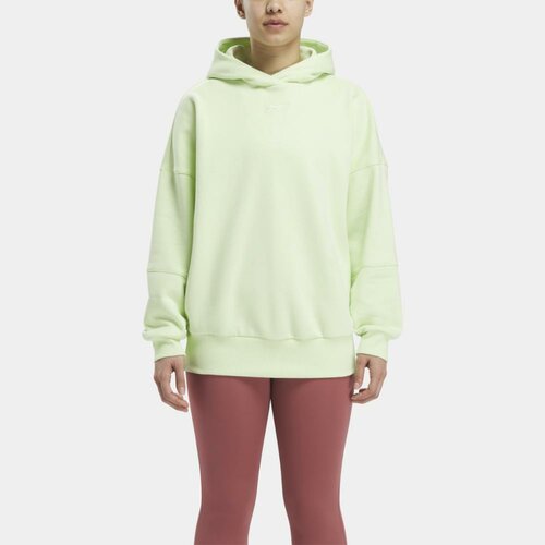 Худи Reebok Reebok Lux Oversized Hoodie, размер S, зеленый