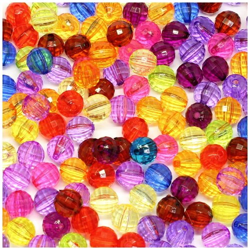 Бусины акриловые круглые 