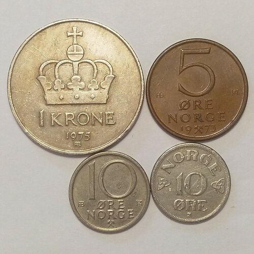 клуб нумизмат монета 2 кроны норвегии 1907 года серебро независимость норвегии Набор монет Норвегии