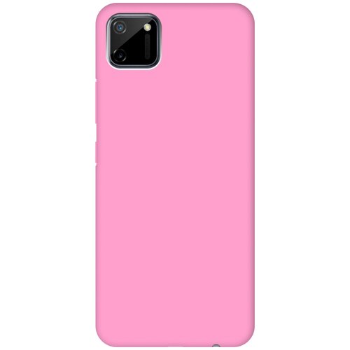 Матовый чехол на realme C11 / Рилми С11 Soft Touch розовый матовый чехол lady unicorn для realme c11 рилми с11 с 3d эффектом розовый