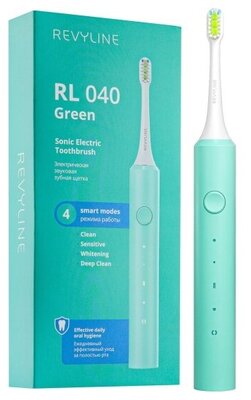Зубная щётка электрическая Revyline RL 040, зелёный