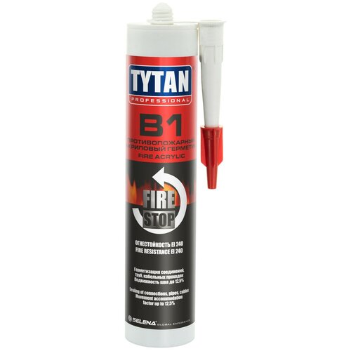 Герметик противопожарный акриловый Tytan Professional Fire Stop B1 белый (310мл)