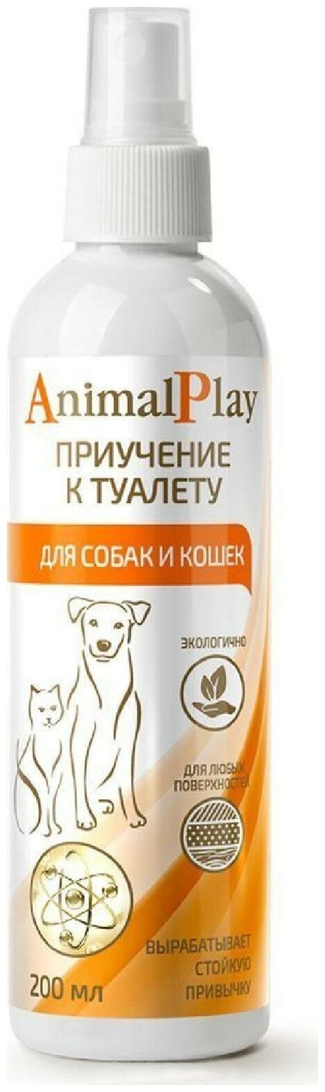 Корректор поведения для животных, Anymal Play Спрей Приучение к туалету для собак и кошек 200мл, 1 шт. - фотография № 7