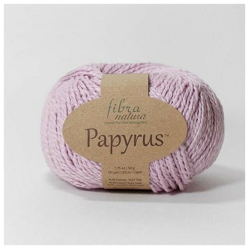 Пряжа для вязания Fibra natura papyrus 78% хлопок 22% шелк;50гр-120м