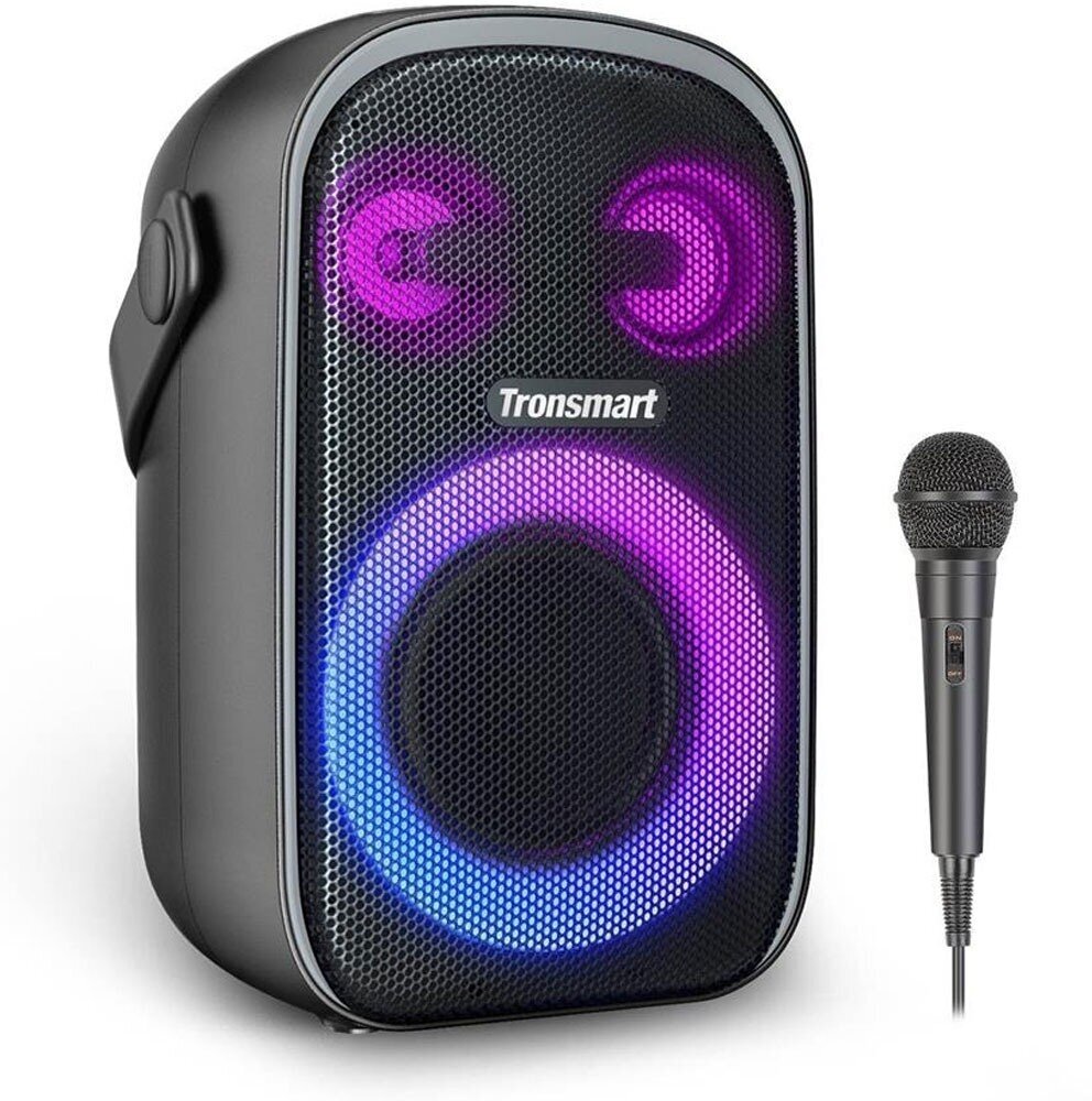 Портативная акустическая система с караоке Tronsmart Halo 110 черный / Микрофон в комплекте