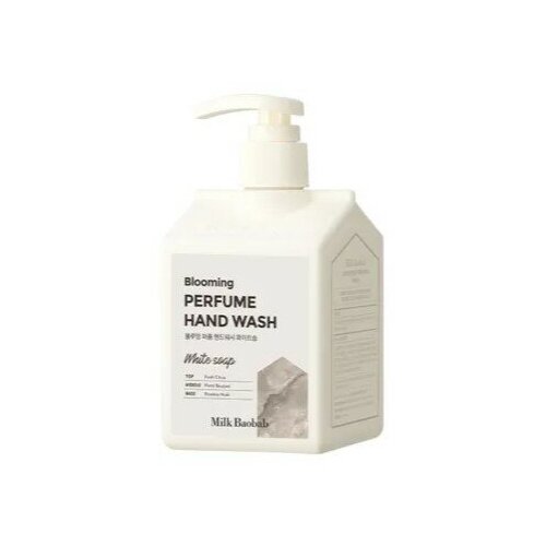 Гель-пенка для очищения кожи рук с ароматом белого мыла Milk Baobab Perfume Hand Wash White Soap, 250 мл