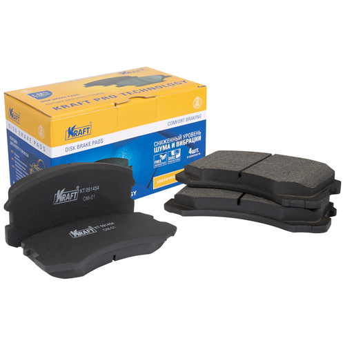 Колодки тормозные дисковые передние KRAFT KT 091454