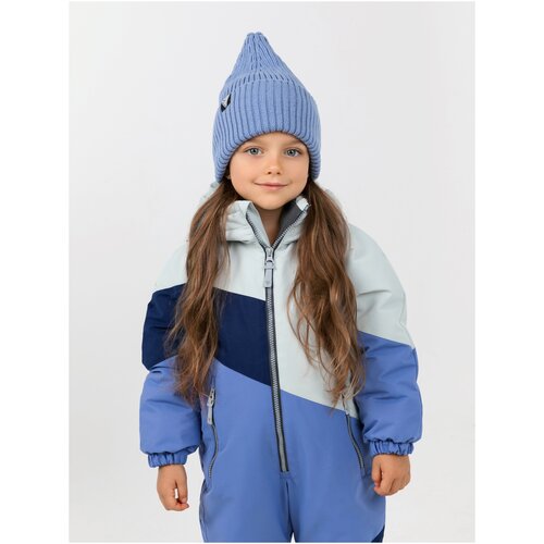 Шапка бини Sherysheff, размер 52-54, синий