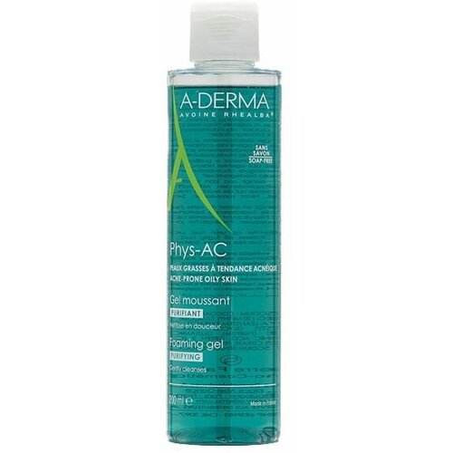 A-DERMA Гель очищающий Phys-Ac