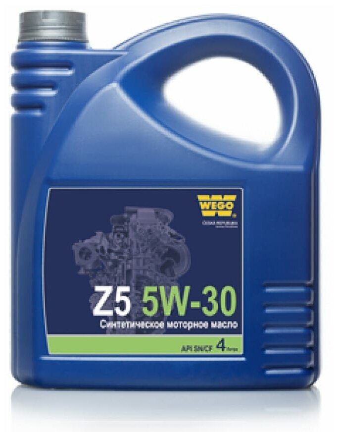 Моторное масло WEGO Z5 5W-30 API SN/CF ILSAC GF-5 4л.