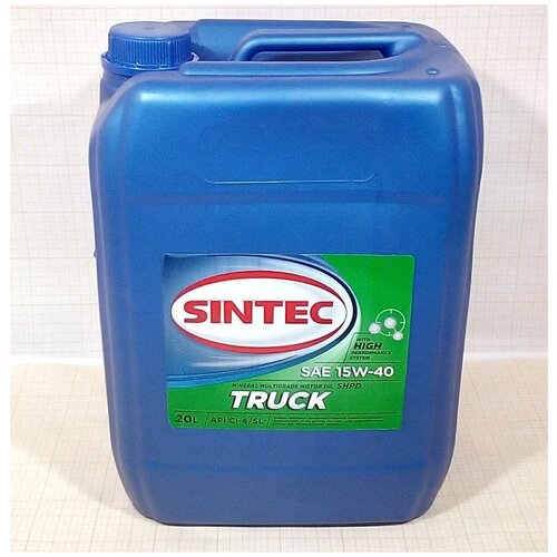 Минеральное моторное масло SINTEC Truck 15W-40, 20 л