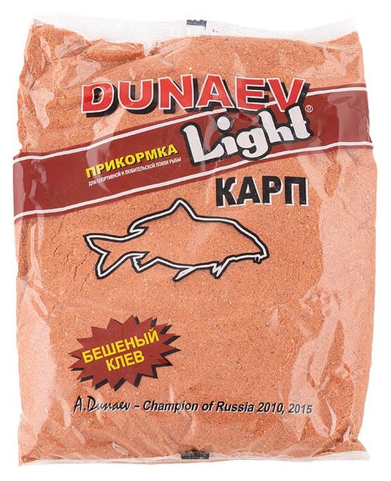 Прикормка Dunaev LIGHT Карп 0.75 кг