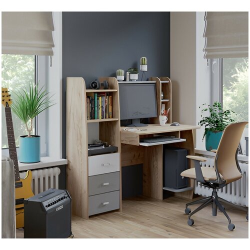 Маркус ММ Крафт/Серый/Белый