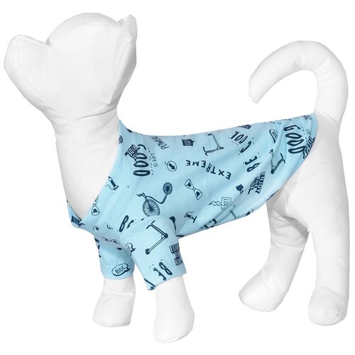 Yami-Yami одежда Футболка для собаки BE COOL, XL (спинка 32-34 см) лн26ос, 0,1 кг