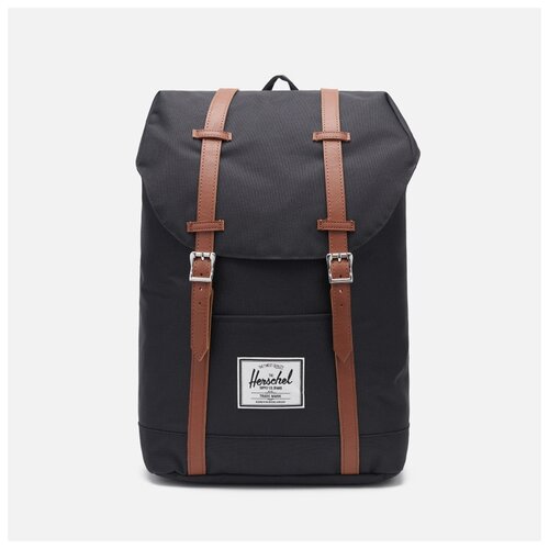 фото Городской рюкзак herschel retreat 19.5, black/tan synthetic leather