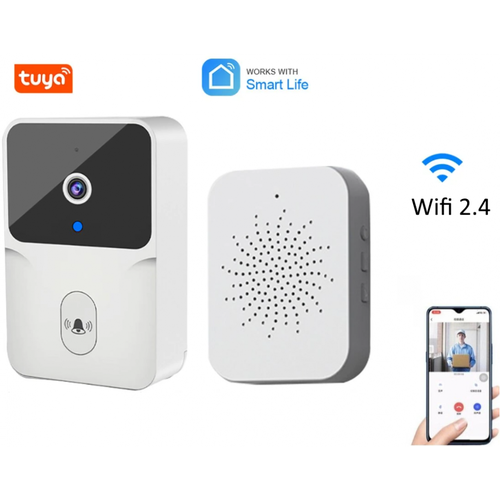 Видеодомофон дверной звонок с камерой Tuya Smart mini Doorbell Wifi Умный дом