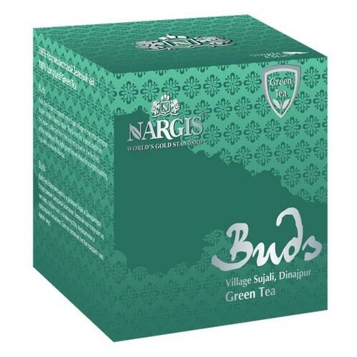 Чай зелёный "Наргис" - Buds, крупный лист, картон, 100 г.