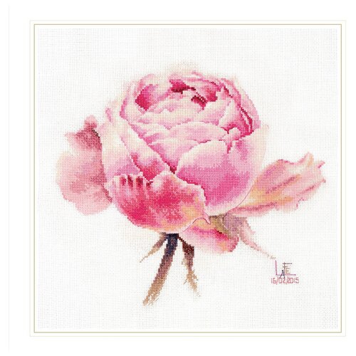 2 26 набор для вышивания алиса цветущий сад крокусы 26 29см Набор для вышивания Алиса 2-53 Акварельные розы. Розовая изысканная 24 х 26 см