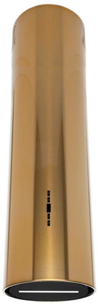 Кухонная вытяжка островная Konigin Pasio Gold/Black Glass 31