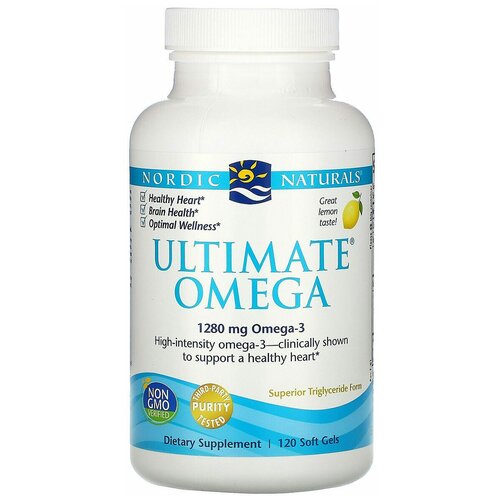 Nordic Naturals Ultimate Omega (1280 мг) 120 капсул