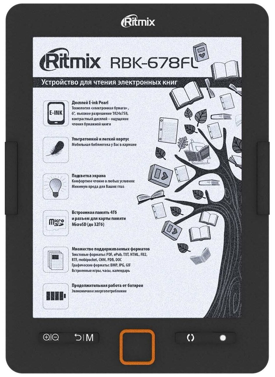 Электронная книга Ritmix - фото №12