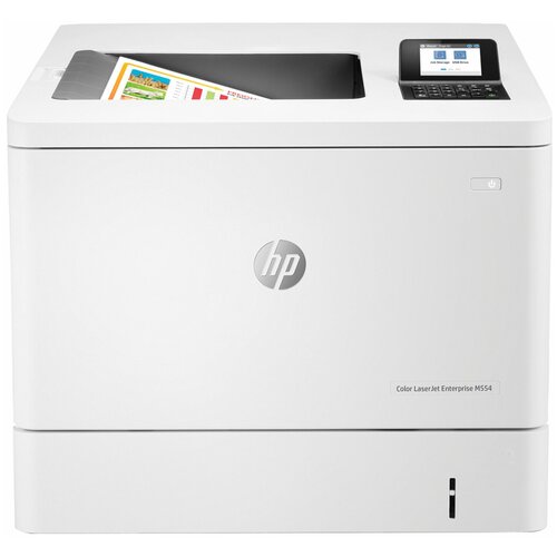 Принтер лазерный HP Color LaserJet Enterprise M554dn А4 дуплекс (7ZU81A) принтер лазерный цветной hp color laserjet enterprise m554dn 7zu81a a4 1200dpi imageret 3600 33 33 ppm 1 gb 2 trays 100 550 duplex usb gigeth