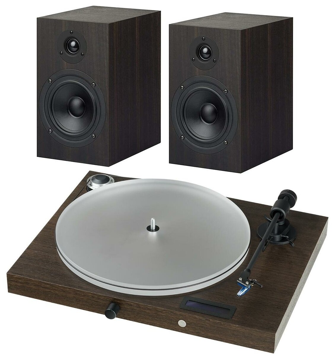 Виниловый проигрыватель с акустикой PRO-JECT SET JUKEBOX S2 + SPEAKER BOX 5 S2 EUCALYPTUS