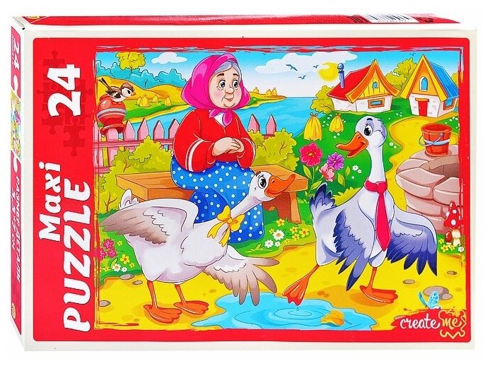 Maxi puzzle-24 "Два весёлых гуся" (ПМ-6358) Рыжий кот - фото №4