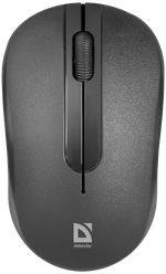 Мышь Defender Hit MM-495, оптическая, беспроводная, USB, черный [52495]