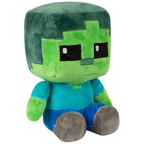 Мягкая игрушка Майнкрафт Зомби Crafter Zombie 22 см мягкая игрушка jinx tm11677 minecraft mini crafter skeleton 11см