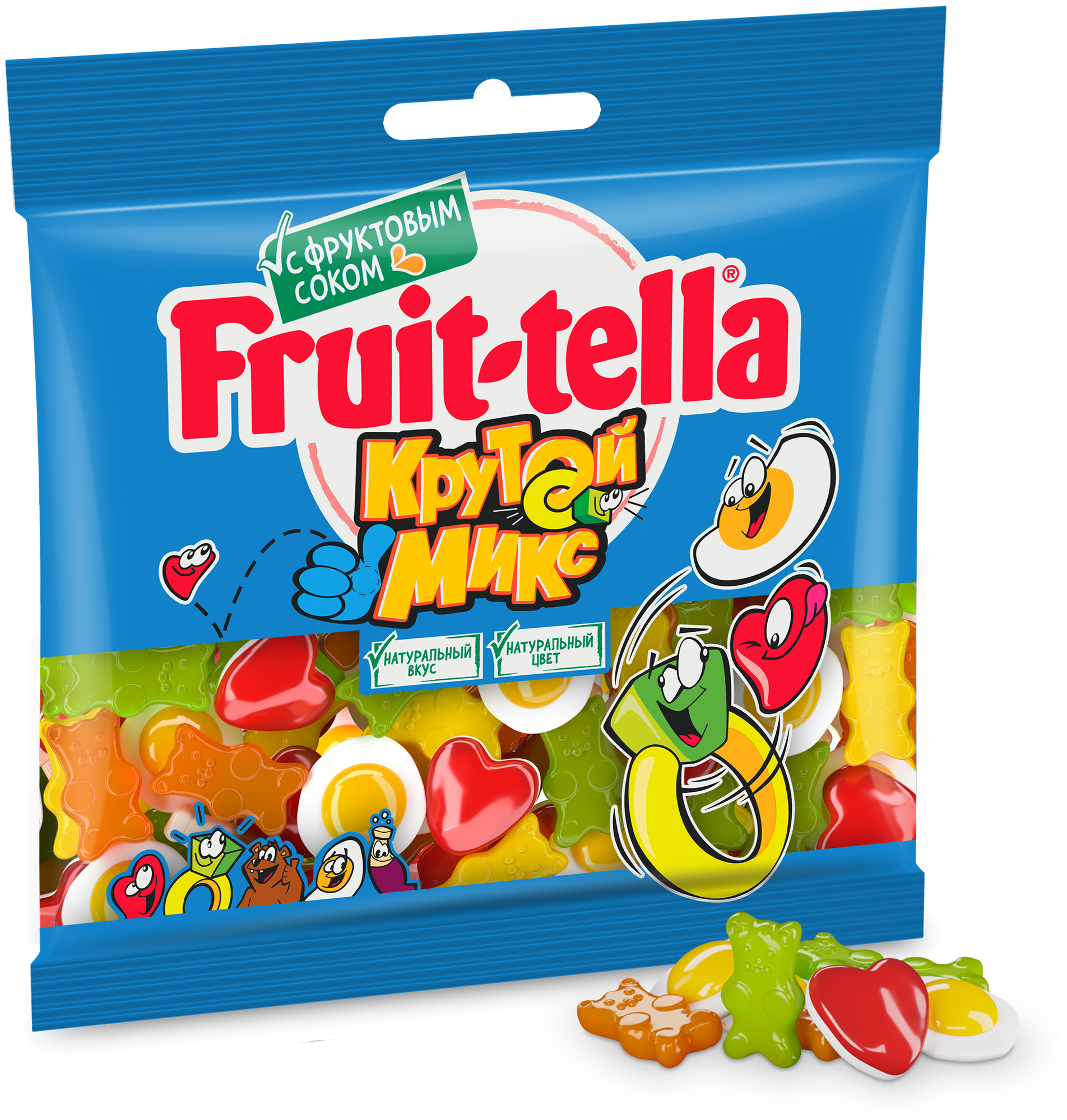 Мармелад Fruittella Крутой микс ассорти 150 г