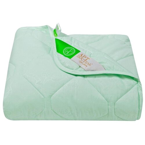 Одеяло АртПостель Soft Collection Light Бамбук, легкое зелeный